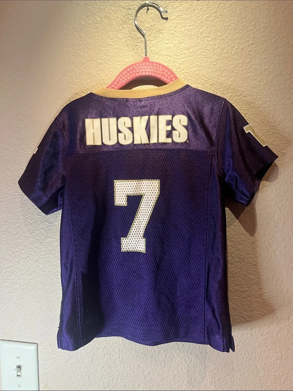 UW University of Washington Huskies Dawgs Kids Jersey 7 Huard